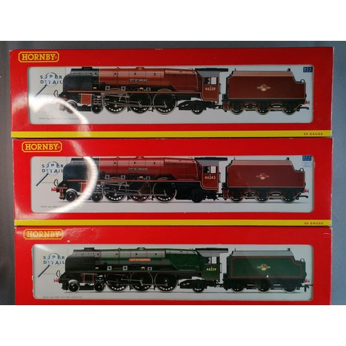 468 - HORNBY (CHINA) 00 Gauge Super Detail BR Coronation class 4-6-2 Loco’s comprising No 46238 City of Ca... 