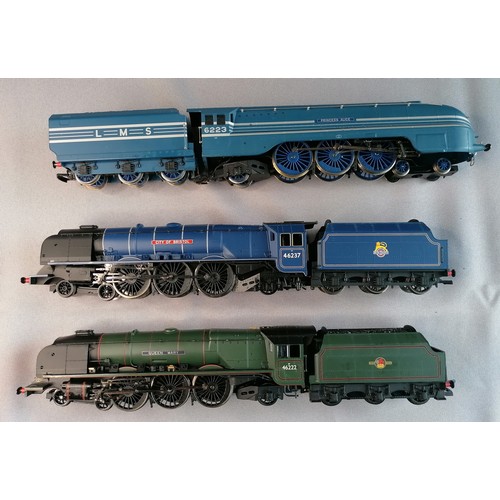 469 - HORNBY (CHINA) 00 Gauge Coronation class 4-6-2 Loco’s comprising Streamlined LMS No 6223 Princess Al... 