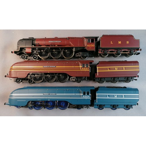 460 - HORNBY (CHINA) 00 Gauge LMS Coronation class 4-6-2 Loco’s comprising Streamlined No 6224 Princess Al... 