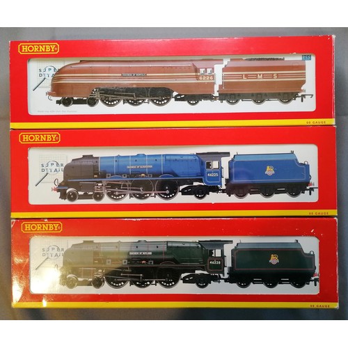 463 - HORNBY (CHINA) 00 Gauge Super Detail Coronation class Loco’s comprising LMS Streamlined 4-6-2 No 622... 