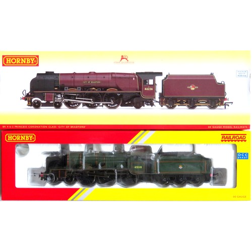 87 - HORNBY (China) 00 gauge Steam Locos comprising: R3241 Princess Coronation Class 4-6-2 “City of Bradf... 