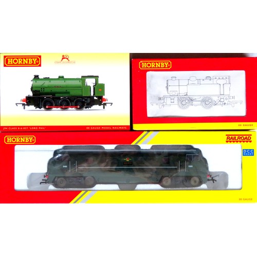 90 - HORNBY (China) 00 gauge Locos comprising: R3491 Class 42 Warship Diesel Loco “Benbow” No. D805 BR gr... 