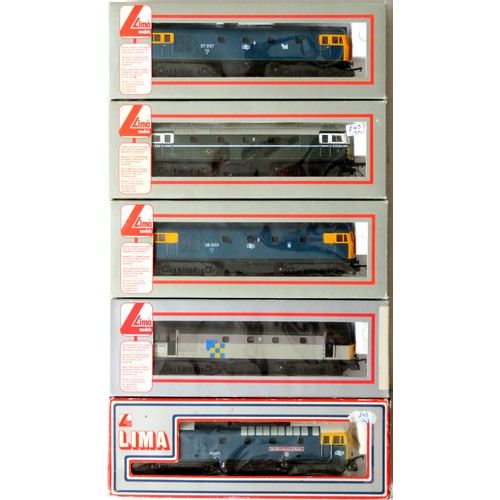 113 - LIMA 00 gauge Diesel Locos comprising: Class 33 No. 33063 2-tone grey, Class 33 “Earl Mountbatten of... 