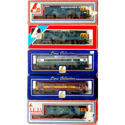 114 - LIMA 00 gauge Diesel Locos comprising: 204699 Class 26 No. D5300 BR green, Limited Edition with Cert... 