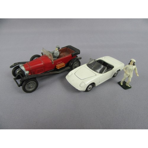 575 - CORGI TOYS GS-40 The Avengers set comprising Emma Peel’s Lotus Elan + figure, and John Steed’s Bentl... 