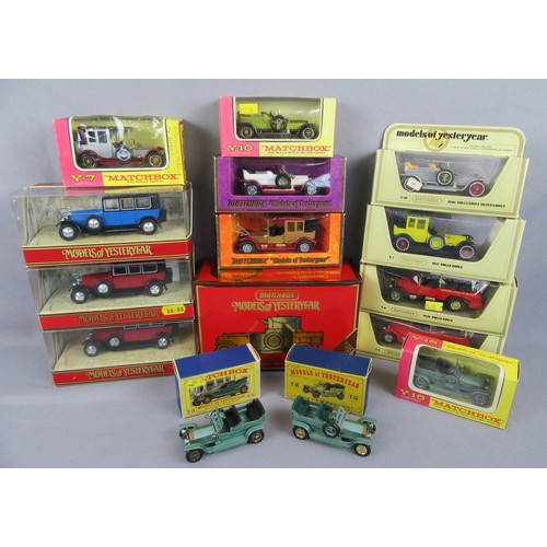 509 - MATCHBOX Models of Yesteryear Rolls Royce models to include 3x Y10, 3x Y7, 3x Y15 and others. Near M... 