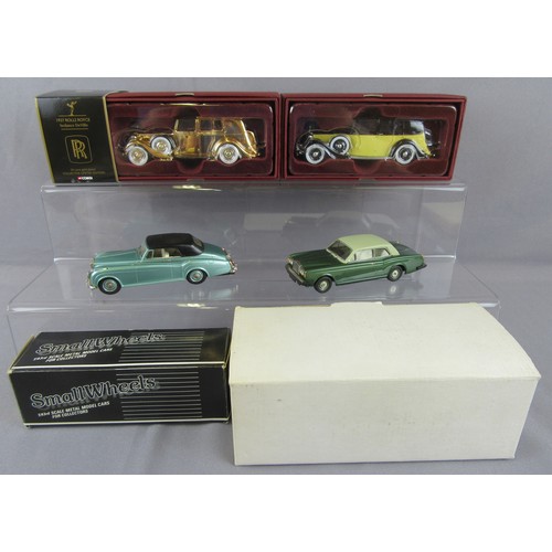 511 - WESTON MODELS Small Wheels SW3 1956 Rolls Royce Silver Cloud Convertible plus SMTS CL7 Rolls Royce C... 