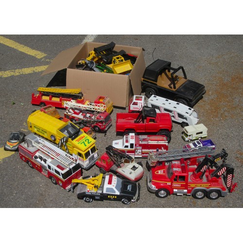 521 - TONKA Vehicles and others, Pressed Steel and Plastic, various scales. Poor to Good. (collection only... 