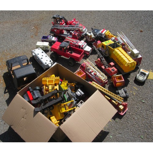 521 - TONKA Vehicles and others, Pressed Steel and Plastic, various scales. Poor to Good. (collection only... 