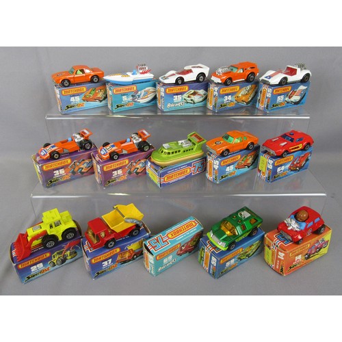 534 - MATCHBOX SUPERFAST Group of 14 plus one empty box. Very Near Mint to Mint in Near Mint to Mint Boxes... 