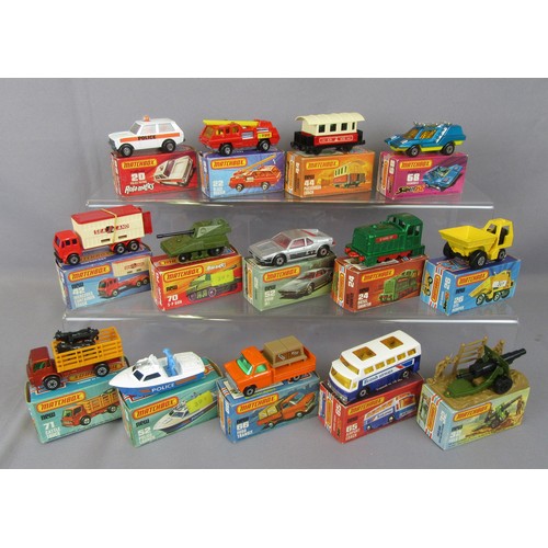 537 - MATCHBOX SUPERFAST Group of 14 to include #52 BMW M1, #66 Ford Transit and others. Very Near Mint to... 