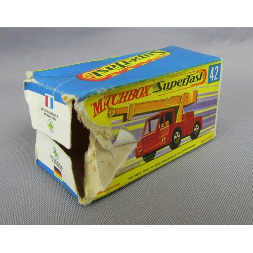 549 - MATCHBOX SUPERFAST Group of 8 to include #28 Mack Dump Truck, #72 Standard Jeep and others plus 1 em... 