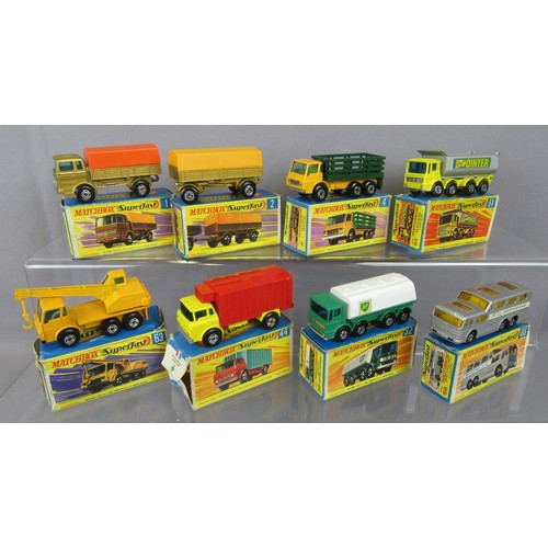 550 - MATCHBOX SUPERFAST Group of 8 to include #4 Dodge Stake Truck, #32 Leyland BP Tanker and others. Exc... 