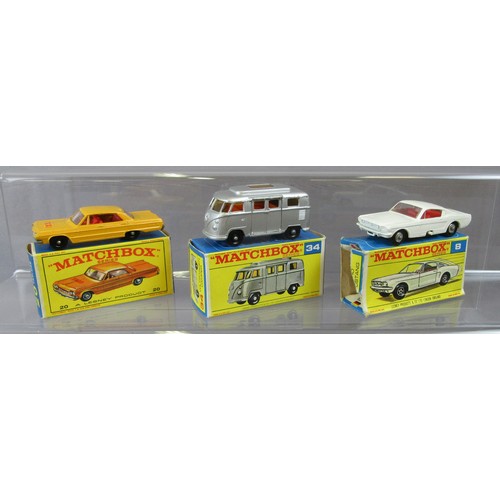 571 - MATCHBOX 1-75 Group to include 12 regular wheel and 2 Kingsize. Poor to Mint in Poor to Near Mint Bo... 