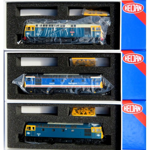 133 - HELJAN 00 gauge Class 33 Diesel Electric Locos comprising: 3313 No. 33004 BR blue (no instructions),... 