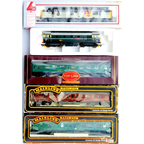 165 - HORNBY / LIMA / MAINLINE 00 gauge Locos and Rolling Stock comprising: Lima Class 37 Diesel Loco No. ... 