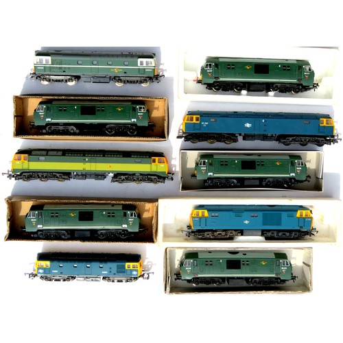 166 - HORNBY / LIMA etc. 10 x assorted Diesel Locos to include Class 22, Class 47, Bo-Bo plus others all i... 