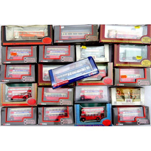 169 - CORGI OOC / EFE 1/76 scale 20 x Buses, Coaches and Commercials to include: Corgi OM46701A Wright Ecl... 