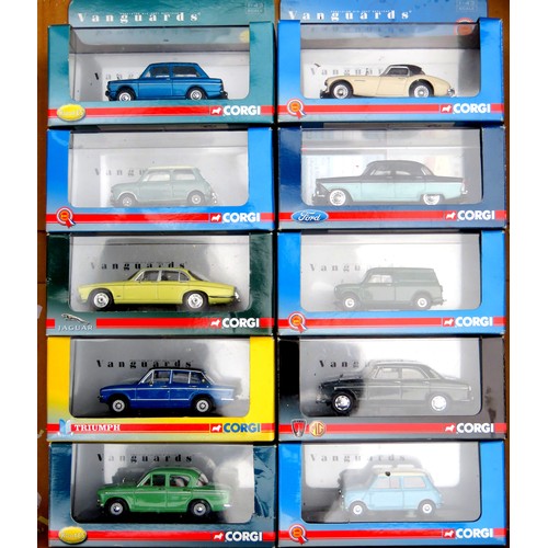 172 - VANGUARDS 1/43 scale Diecast Cars comprising: VA05105 Austin Healey, VA02618 Hillman Imp, VA06104 Zo... 