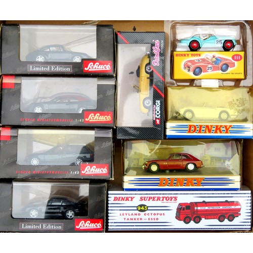 174 - SCHUCO / DINKY (Matchbox) / DINKY (Atlas Editions) plus other Diecast Vehicles to include: Schuco 1/... 