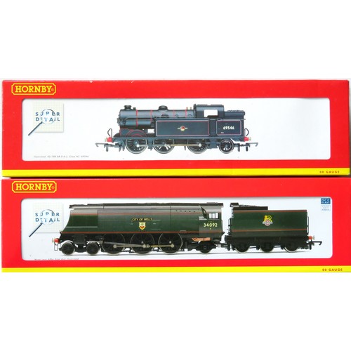 178 - HORNBY (China) 00 gauge Steam Locos comprising: R2542 West Country Class 4-6-2 “City of Wells” Loco ... 