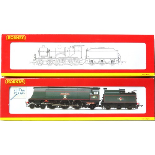 180 - HORNBY (China) 00 gauge Steam Locos comprising: R2282 West Country Class 4-6-2 “Weymouth” Loco and T... 