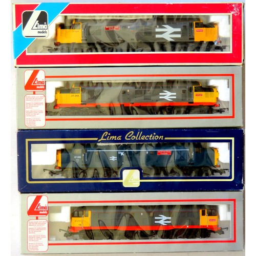 227 - LIMA 00 gauge Diesel Locos comprising: Class 37 “British Steel Teeside” No. 37095 BR blue, Class 31 ... 