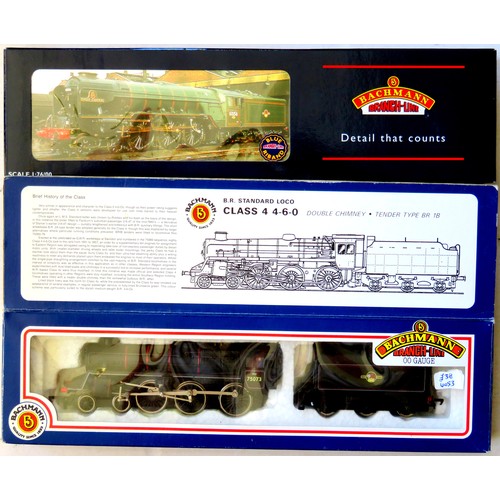 229 - BACHMANN 00 gauge Steam Locos comprising: 32-551 Class A1 4-6-2 “Aberdonian” Loco and Tender No. 601... 