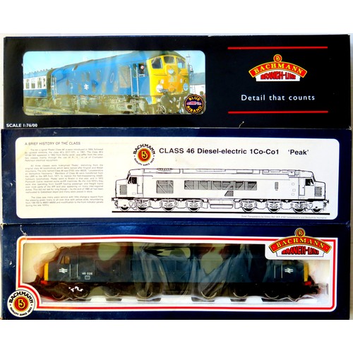 232 - BACHMANN 00 gauge locos comprising: 32-426 Class 24 Diesel Loco No. D5054 BR green. Near Mint in Nea... 