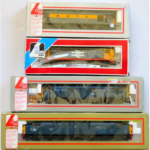 251 - LIMA 00 gauge Diesel Locos comprising: Class 20 No. 20215 Railfreight grey, Class 33 “Sultan” No. 33... 