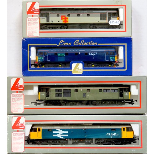 282 - LIMA 00 gauge Diesel Locos comprising: Class 31 No. 31412 grey (respray to Box end), Class 47 No. 47... 