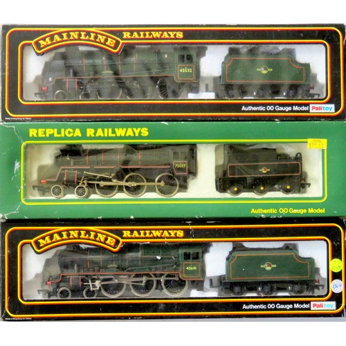 295 - MAINLINE / REPLICA RAILWAYS 00 gauge BR Steam Locos comprising: Replica Railways 11033 Class 4 4-6-0... 