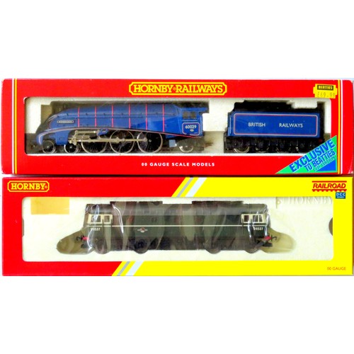 297 - HORNBY 00 gauge Locos comprising: R2037 Class A4 4-6-2 “Woodcock” Loco and Tender No. 60029 BR lined... 