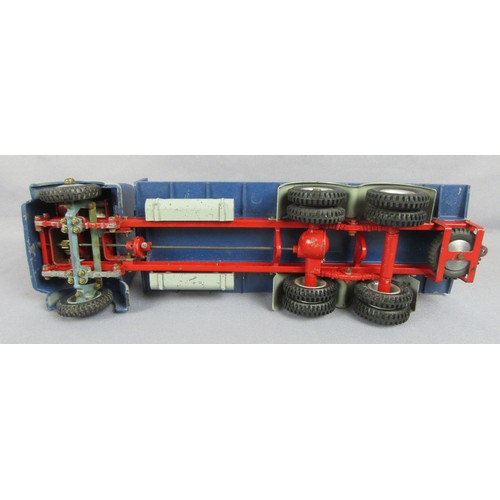 578 - SHACKLETON Foden FG Flatbed Lorry, Blue with Grey mudguards. Good with Good Packaging.