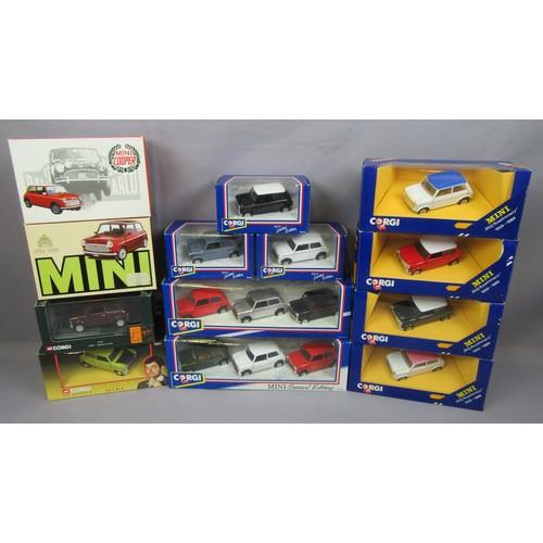 383 - CORGI MINI group to include 93715 & 93725 Special Editions sets plus 11 individual models. Near Mint... 