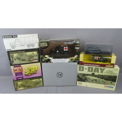 468 - CORGI / FORCES OF VALOUR to include Corgi US51103, US50204, 97714, CC60303, US50203, FoV US 4x4 Ambu... 