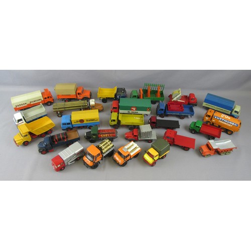 470 - DINKY / TEKNO / GAMA and others, group of commercial vehicles, many refinished/repainted. (25)