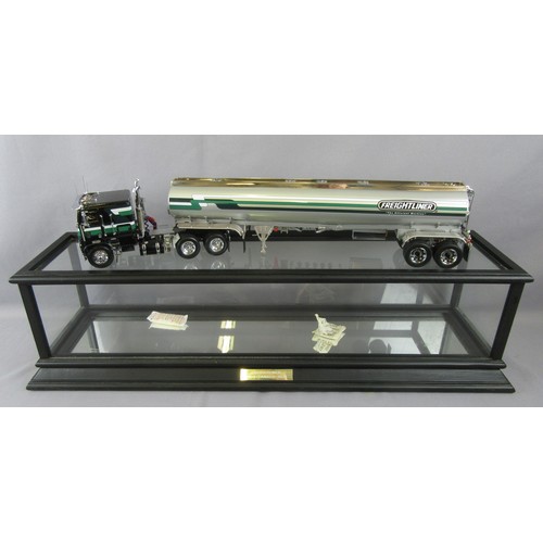 480 - FRANKLIN MINT B12XP51/B13XP51 1979 Freightliner and Tanker Trailer. Mint In Near Mint Boxes with Mat... 