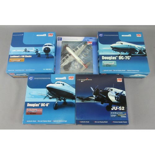 483 - HOBBY MASTER Aircraft to include HL5003 Douglas DC-6, HA9002 JU-52, HL7001 Douglas DC-7C, HL1011 Loc... 