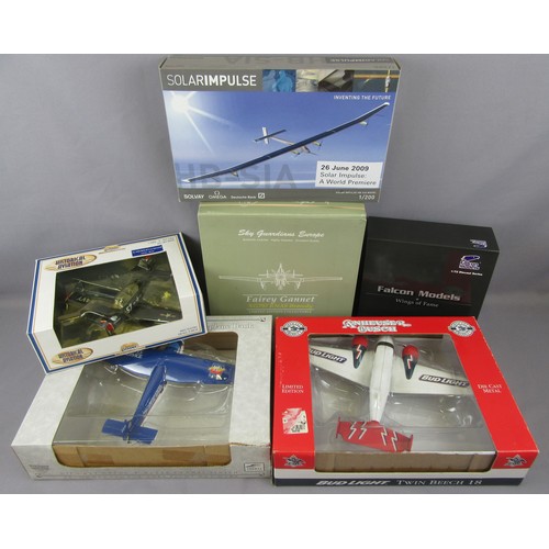 485 - AIRCRAFT Models to include Falcon Models Fi-156C ‘A99’ Swiss Air Force, Model Power No.6410 Beech T-... 