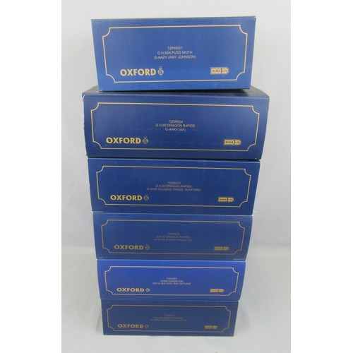 487 - OXFORD 1/72 Aircraft to include 72PM001, 72DR004, 72DR005, 72DR003, 72AA001 and 72DR002. Near Mint t... 