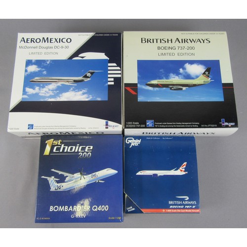 488 - INFIGHT / GEMINI Aircraft models to include Inflight Boeing 737-200 ‘British Airways’, Inflight McDo... 