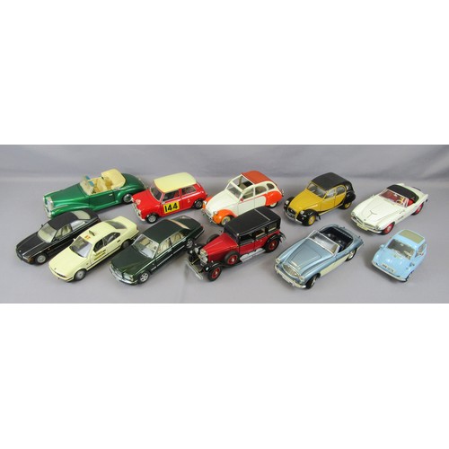 476 - ANSO / UT /SOLIDO / FRANKLIN MINT and others group of 1/24 and 1/18 models. Good Plus to Near Mint, ... 