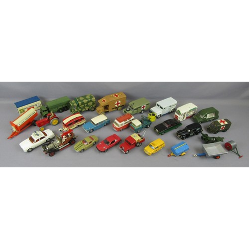 473 - DINKY / CORGI / SPOT-ON assorted model to include cars and commercials, many have been refinished/re... 