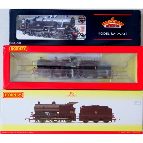 562 - HORNBY / BACHMANN 00 gauge Steam Locos comprising: Hornby R3314 Class 4F 0-6-0 Fowler Loco and Tende... 