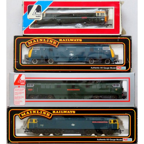 566 - MAINLINE / LIMA 00 gauge Diesel Locos comprising: Mainline Class 42 Warship “Kelly” No. 827 BR blue,... 