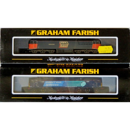 544 - GRAHAM FARISH (Bachmann) N gauge Diesel Locos comprising: 371-301 Class 56 “Kellingley Colliery” No.... 