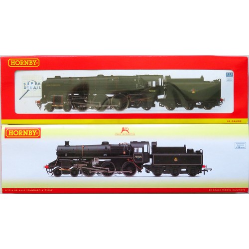 5 - HORNBY (China) 00 gauge Locos comprising: R2835 Britannia Class 4-6-2 “Owen Glendower” Loco and Tend... 