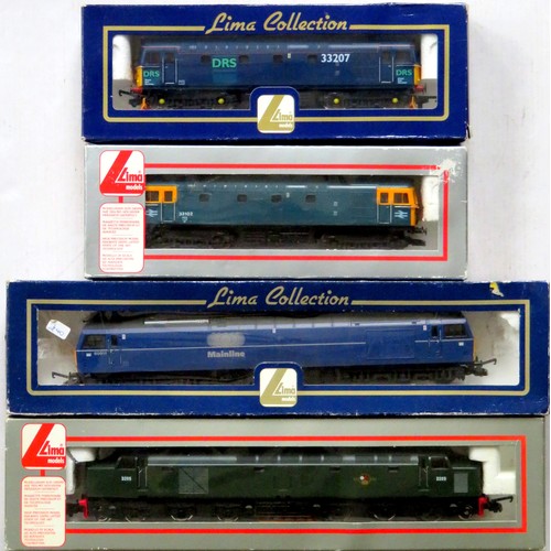 24 - LIMA 00 gauge Diesel Locos comprising: 1CO-CO1 No. D205 BR green, Class 60 No. 60011 Mainline blue l... 