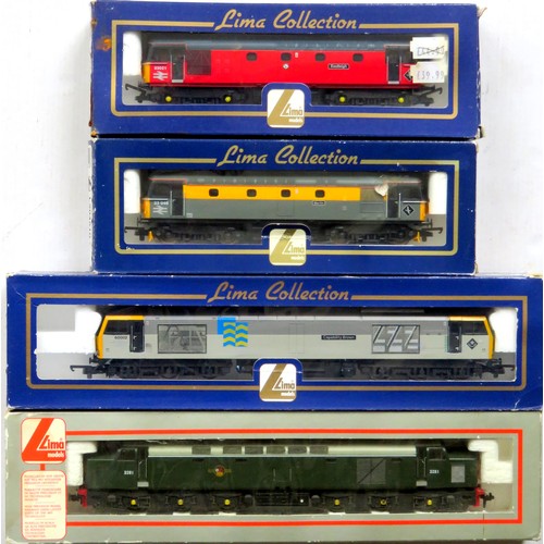 26 - LIMA 00 gauge Diesel Locos comprising: 1CO-CO1 No. D261 BR green, Class 60 “Capability Brown” No. 60... 